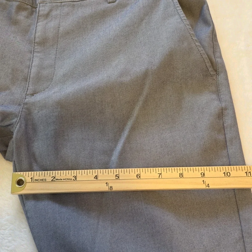 Mizzen & Main Performance Chino Mens Pants 34x29 Solid Light Blue Cotton Blend